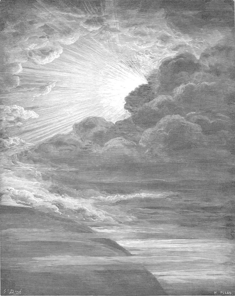 A Criação da Luz, gravura de Gustave Doré (1866)